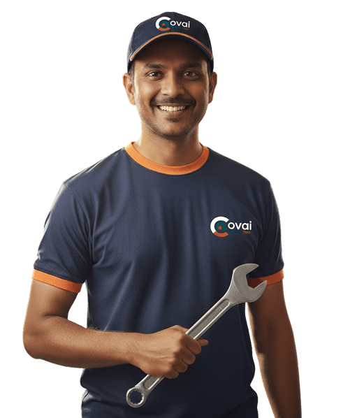 Smiling Covai Technician
